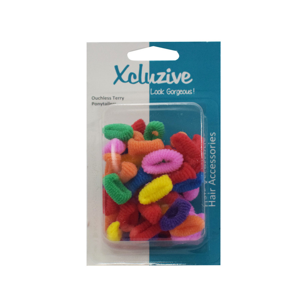 Xcluzive Ouchless Terry Pony tailers, Multicolour
