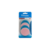 Xcluzive Round Shape Latex Cosmetic Sponges, Pack Of 4