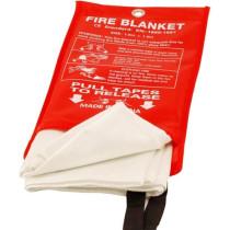 Aksipo Fire Blanket Fiberglass, Fire Emergency Blanket, Suppression Blanket, Flame Retardant Blanket, Emergency Survival Safety Cover for Kitchen Home House, Car, Office, Warehouse, 2 Pack (39.3 x 39.3 inch)