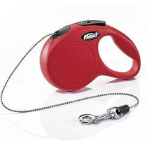 Flexi New Classic Cord Roll Lead Cable 3m For Cats, Red