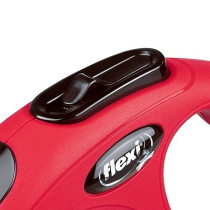 Flexi New Classic Cord Retractable Leash/Lead For Dogs 3m, Red, XS