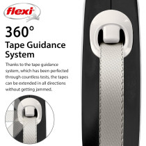 Flexi New Comfort Tape 5M Black, Large