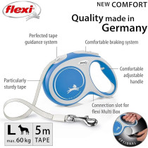 Flexi New Comfort Tape 5M Blue, Large