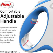 Flexi New Comfort Tape 5M Blue, Large