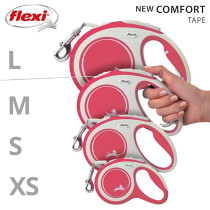 Flexi New Comfort Tape 5M Red, Large