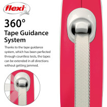 Flexi New Comfort Tape 5M Red, Small