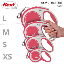 Flexi New Comfort Tape 5M Red, Small