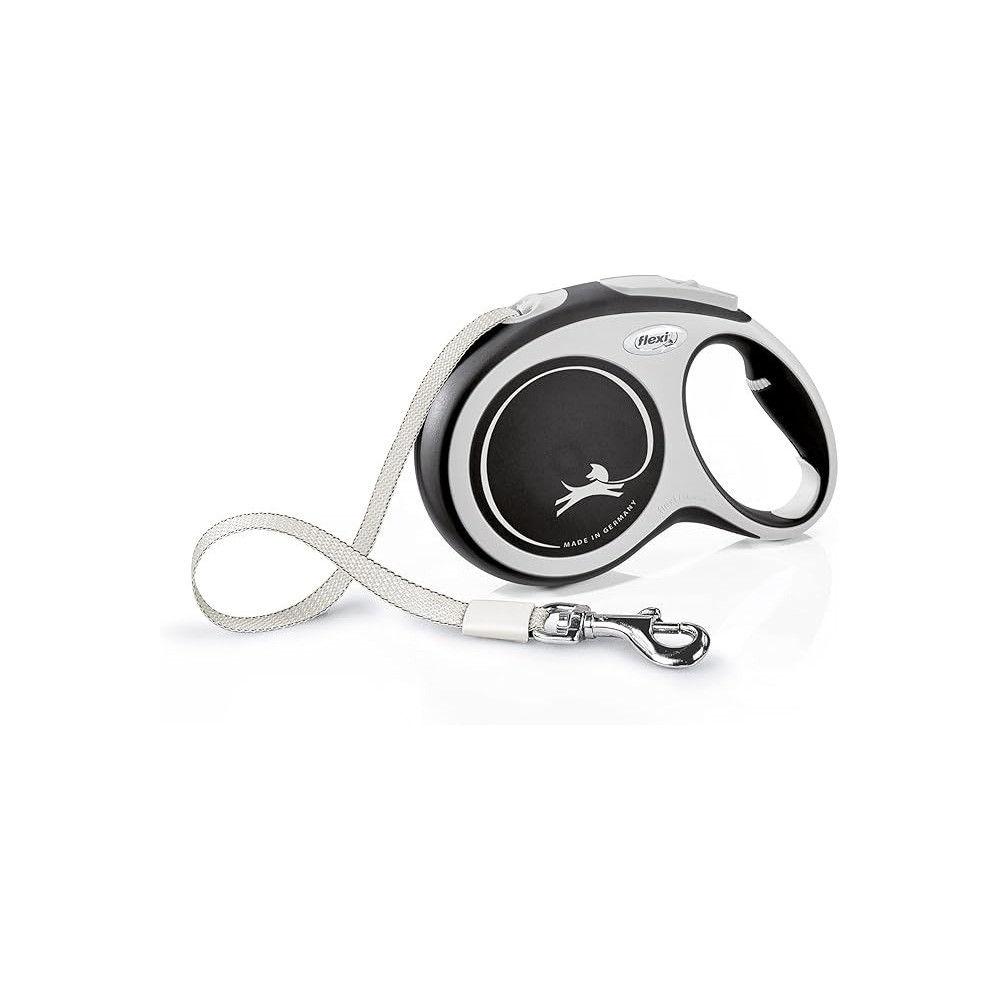 Flexi New Comfort Tape 8M Black, Large