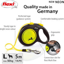 Flexi New Neon Tape 5M Yellow, Large