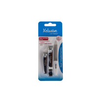 Xcluzive Highly Durable Stainless Steel Set Of 2 Nail Clippers And Nail File