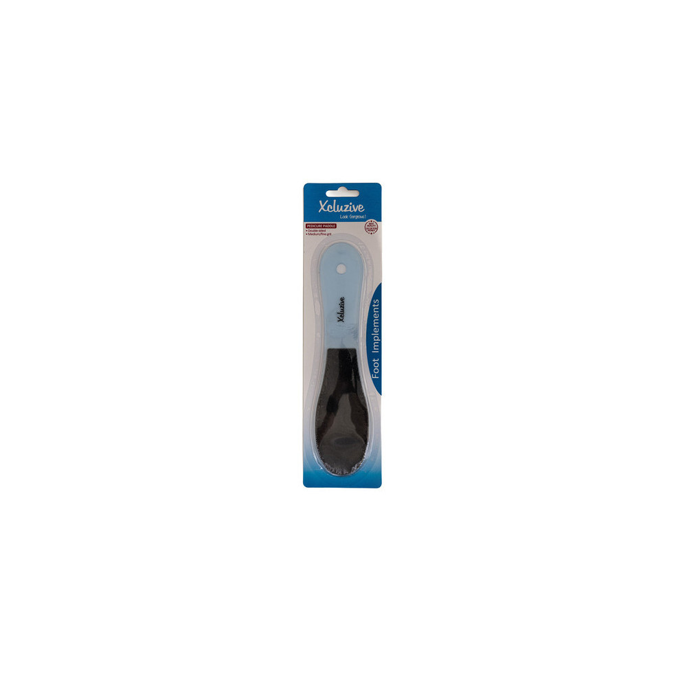 Xcluzive Double Sided Pedicure Paddle With Medium Fine Grit