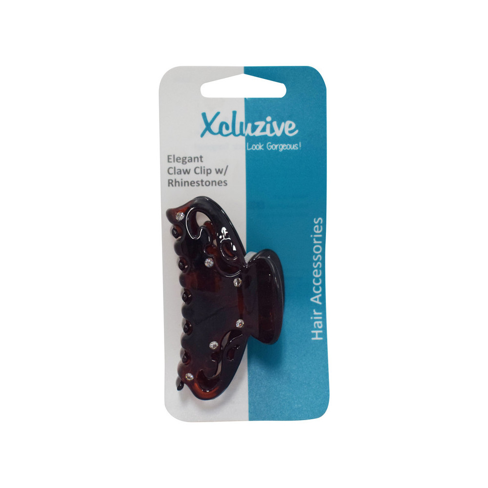 Xcluzive Fancy Elegant Claw Clip With Rhinestones