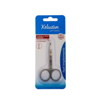 Xcluzive Stainless Steel Curved Cuticle Scissors For Precision Trimming
