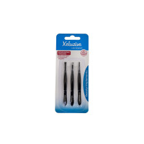 Xcluzive Best Quality Professional Tweezers Pack Of 3 pcs