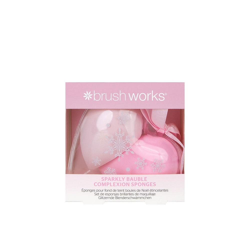 Brushworks Sparkly Bauble Complexion Sponges Pack of 2