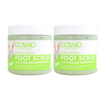 Cosmo Exfoliating Foot Scrub with Cooling Peppermint 500ml, Pack Of 2