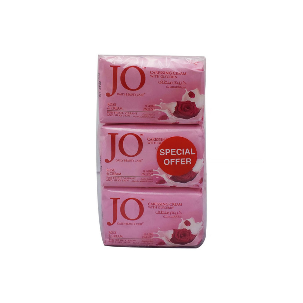 Jo Rose And Cream Soap Value Pack 125g x 6