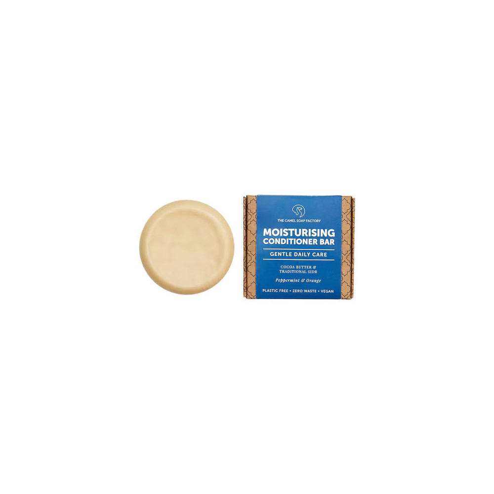 The Camel Soap Factory Moisturizing Conditioner Bar With Peppermint And Orange, 70g