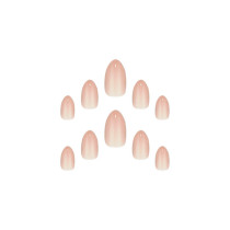 Elegant Touch Fake Nails With Glue Pack of 24 Nails, Sheer Tint En Pointe