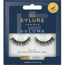 Eylure London Volume Eyelashes With Glue, No. 110 Salon Extension Look