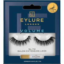 Eylure London Volume Eyelashes With Glue, No. 112 Salon Extension Look