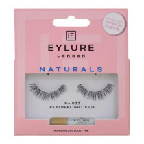 Eylure London Naturals Eyelashes With Glue, No. 022 Featherlight Feel