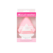 Brushworks Triangular Powder Puff Pack Of 2