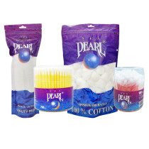 Sea Pearl Assorted Value Pack For Cotton Pads, Cotton Buds And Cotton Balls