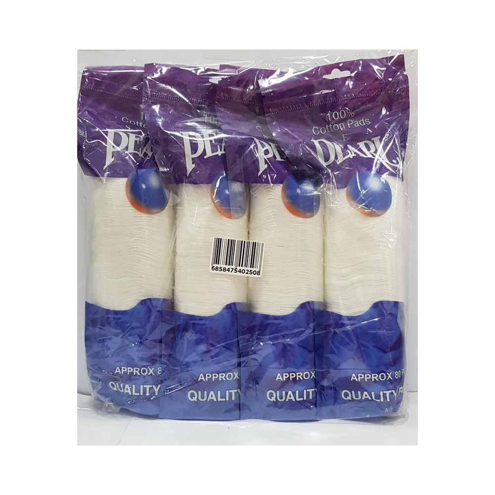 Sea Pearl Cotton Pads Pack Of 6, 100 Pcs Per Pack
