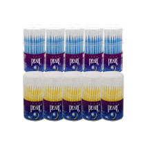 Sea Pearl Cotton Buds Pack Of 10 Box, 100 Pcs Per Pack