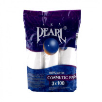 Sea Pearl Cosmetic Pads Pack Of 3, 100 Pcs Per Pack