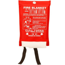 Aksipo Fire Blanket Fiberglass, Fire Emergency Blanket, Suppression Blanket, Flame Retardant Blanket, Emergency Survival Safety Cover for Kitchen Home House Car Office Warehouse, 2 Pack (59 x 59 inch)