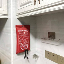 Asanma Fire Blanket, Fire Suppression Blanket, Flame Retardant Protection and Heat Insulation Fiberglass Fire Blanket for Emergency Survival for Kitchen, Fireplace, Grill, Car, Camping - 4 Pack (39.3 x 39.3 inch)