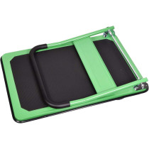 Foldable Heavy Duty Hand Trolley, Flat Hand platform Green And Black For Moving Heavy And Large Items of Home and Warehouse(Made in Taiwan) (150 Kg Capacity)