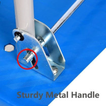 Trolley Folding Platform Truck Hand Truck Foldable Pushcart Dolly with 360 Degree Swivel Wheels for Easy Storage (400 Kg Capacity)