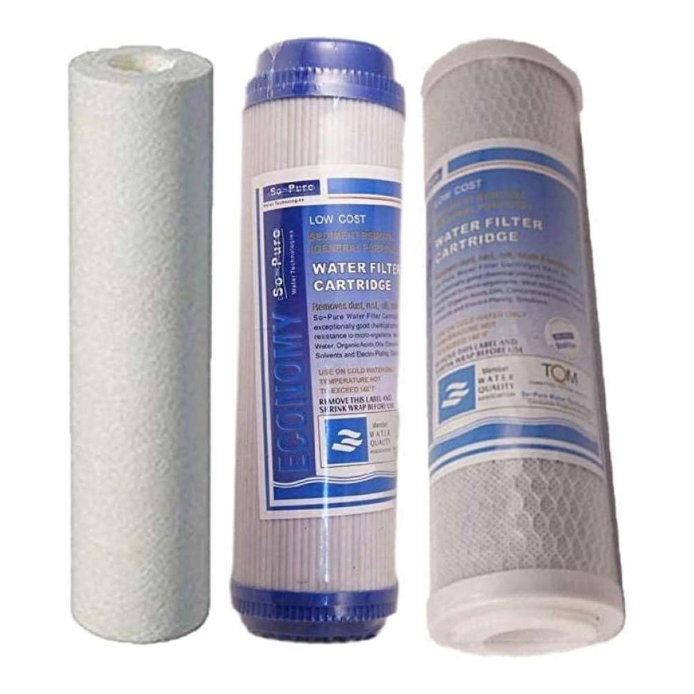 So-Pure Water Filter 3 Stages Candle Cartridge