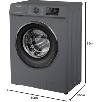 Hisense Front Loading Washing Machine, Free Standing, 6Kg, 1000 RPM, WFVC6010T, VC Series