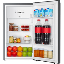 Hisense Single Door Refrigerator 122 Liter RR122D4ASU, Silver