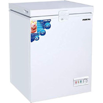 Nikai 150L Gross/100L Net, Single Door Chest Freezer With Storage Basket, High Energy Efficiency Cooling System, Adjustable Temperature, NCF150N7, White