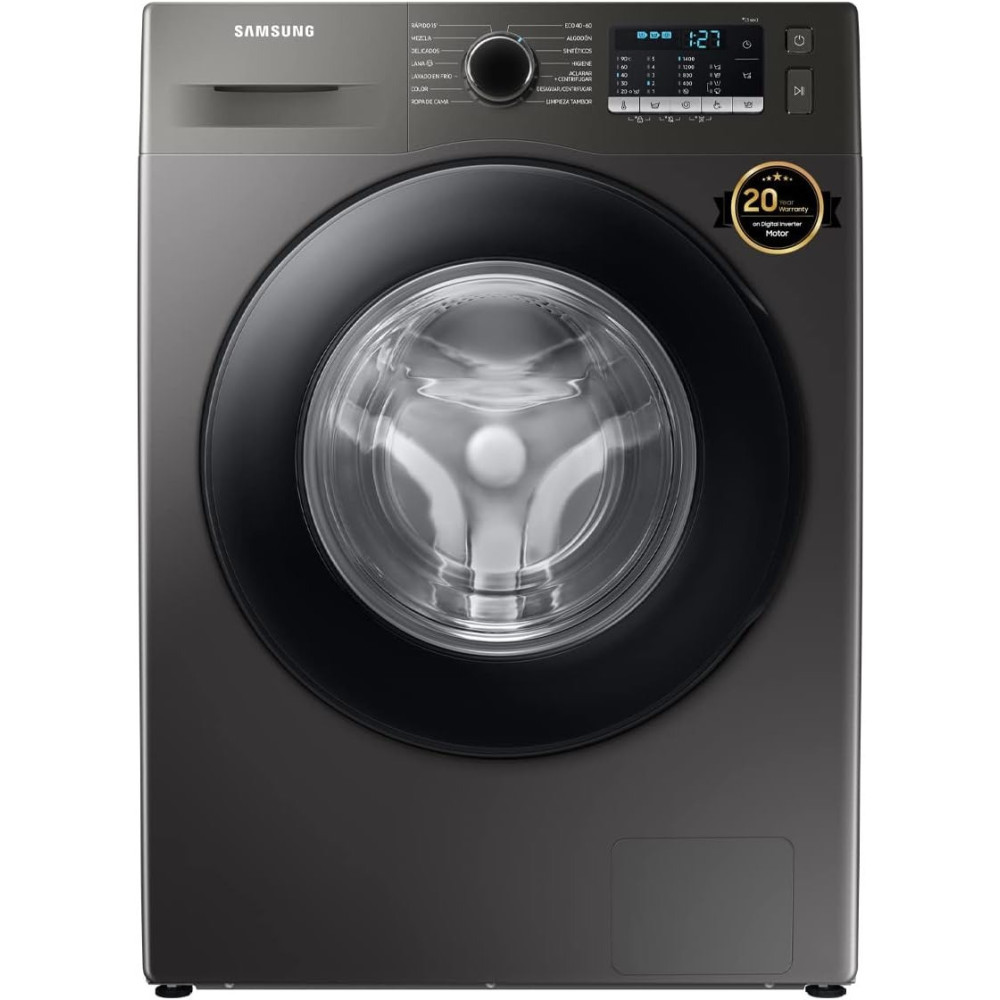 Samsung 8Kg Front Load Washing Machine With Eco Bubble, Hygiene Steam And Digital Inverter Technology, WW80TA046AX
