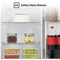 Hisense 233 Liter Refrigerator, Single Door Compact Silver With Water Dispenser, RR233N4WSU