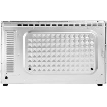 Super General 100 Liter Stainless Steel Electric Oven, Rotisserie-Grill, Convection-Oven, Thermostat, Timer, SGEO-101-TRC, Black/Silver