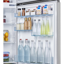 Hisense Gross 488L, Net 286L Refrigerator Double Door Top Mount Silver, RT488N4ASU