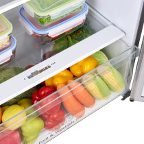 Hisense Gross 488L, Net 286L Refrigerator Double Door Top Mount Silver, RT488N4ASU