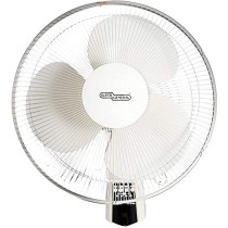 Super General 16 Inch Wall Fan With Remote, White, SGWF16MR