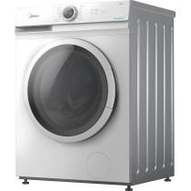 Midea 7Kg Front Load Washing Machine With Lunar Dial, 5 Star Rating, 1200 RPM, 15 Programs, Fully Automatic Washer, Digital Led Display, Child Lock, Mute Function, White, MF100W70W