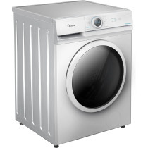 Midea 7Kg Front Load Washing Machine With Lunar Dial, 5 Star Rating, 1200 RPM, 15 Programs, Fully Automatic Washer, Digital Led Display, Child Lock, Mute Function, White, MF100W70W