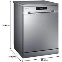 Samsung Dishwasher Freestanding Full Size 13 Place Settings, DW60M6040FS (Silver)