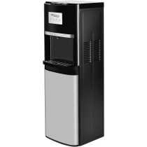 Super General Hot And Cold Water Dispenser, Bottom-Loading Water-Cooler, Instant-Hot-Water, 3 Taps, SGL-2020-BM, Black/Silver