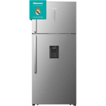 Hisense 729 Liter Refrigerator Double Door With Ice Maker Inverter Compressor, RT729N4WSU (Silver)